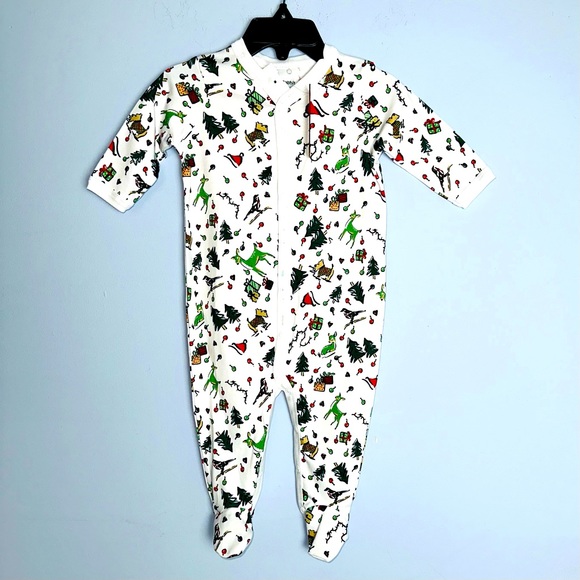 Roller Rabbit Other - Roller Rabbit Unisex Girls Boys Onesie Christmas Holiday PJ's NWT